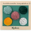 Image de KALOO - Stimuli - Mon Set de 5 Balles Sensorielles 5 cm - Souples et Légères, Textures Variées - Fonction Encastrement - Jouet d'Eveil Motricité et Manipulation - Dès la Naissance, K971605