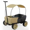 Image de Hauck Chariot de Transport Eco Mobil avec Toit Pare-Soleil, pour Deux Enfants à Partir de 2 Ans, Charge Admissible 50 kg, Stable, Pliable, Frein d'Arrêt, Timon Suspendu et Amovible, Forest L