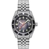 Image de Spinnaker Wreck SP-5089 Montre Automatique à 3 Aiguilles pour Homme 44 mm avec Bracelet en Cuir véritable ou Acier Inoxydable, Argent, Montre Automatique