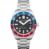 Image de Spinnaker Croft SP-5100 Montre automatique pour homme avec cuir ou acier inoxydable 40 mm, Vert, Bracelet