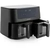 Image de GreenPan Bistro Airfryer XL 11en1,2 Paniers à Friteuse sans Huile (2 x 4L),Intérieur Antiadhésif en Céramique sans PFAS,Chauffage Rapide,Préréglages Multifonctions,Arrêt automatique,Affichage LED,Noir