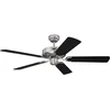 Image de Westinghouse -78370 Ventilateur de plafond d’intérieur en acier brossé de 132 cm Cyclone