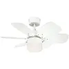 Image de Westinghouse Lighting 7242440 Flora Royale Ventilateur de plafond E27 Acier blanc