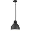 Image de Westinghouse Lighting Luminaire Suspendu d'Intérieur à Une Lampe, Finition Détail Treillis, Verre, Nickel Brossé 6326840 Bronue À Canon Mat