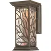Image de 63120 Luminaire mural d'extérieur à LED à intensité variable à une lampe, finition bronze victorien avec verre granuleux clair
