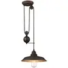 Image de 63632 Luminaire Suspendu d'Intérieur à Une Lampe, Finition Bronze Huilé avec Reflets
