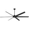 Image de Ventilateur de Plafond d'Intérieur Westinghouse Lighting Widespan de 254 cm en Noir Mat avec Télécommande et Moteur CC