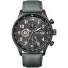 Image de AVI-8 Montre analogique à Quartz Suisse pour Homme avec Bracelet en Cuir AV-4011-0D, Noir, Moderne