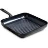 Image de GreenPan Memphis, Poêle Gril de 28 cm avec Revêtement Antiadhésif Sain en Céramique, Sans PFAS, Compatible avec l'Induction, Résistante au Lave-vaisselle et au Four, Coloris Noir