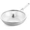 Image de KitchenAid Multi-Ply Stainless Steel 3ply 28cm Wok with Lid