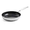 Image de Poêle inox antiadhésive 24 cm Geneva Green pan