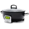 Image de GreenPan Elite 5,6L Cuisinière Électrique Intelligente, Spécifications pour Sauté, Sauté, Riz, Céramique Saine Antiadhésive sans PFAS et Parties Lavables au Lave-Vaisselle, Affichage LED, Noir