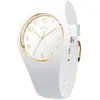 Image de ICE-WATCH - Ice Glam White Gold Numbers - Montre Blanche pour Femme avec Bracelet en Silicone - 014759 (Small)
