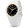 Image de Ice-Watch - ICE glam White black - Montre blanche pour femme avec bracelet en silicone - 022586 (Small +)