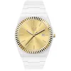 Image de ICE-WATCH - Ice Power PW1 Golden White - Montre Blanche pour Femme avec Bracelet en Silicone - 024765 (Small)
