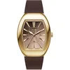 Image de ICE-WATCH - Ice boliday Women Dome Steel Chocolate Metal - Montre dorée pour Femme avec Bracelet en Silicone - 025177 (Small)