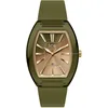 Image de ICE-WATCH - Ice boliday Women Dome Plastic Olive Green - Montre Verte pour Femme avec Bracelet en Silicone - 025181 (Small)