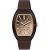 Image de ICE-WATCH - Ice boliday Women Dome Plastic Chocolate - Montre Marron pour Femme avec Bracelet en Silicone - 025182 (Small)