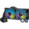 Image de ARCTIC Liquid Freezer II 280 A-RGB - Watercooling, Refroidisseur à eau pour processeur AIO Multi-Compatible avec A-RGB, Pompe contrôlée par PWM, 200-1900 rpm, compatible avec LGA1700