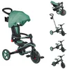 Image de Globber - Tricycle Explorer 4 en 1 - Tricycle Pliable et évolutif en draisienne pour Les Tout-Petits de 10 Mois à 5 Ans - Olive