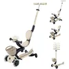 Image de Globber - GO UP Baby 360 Lights - Trottinette évolutive 3 Roues avec siège et Dossier, pour Les Enfants de 15 Mois à 6 Ans, Taupe