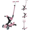 Image de Globber - GO UP Deluxe Lights ECO 360 - Trottinette évolutive 3 Roues avec siège et Module 360, pour Les Enfants de 15 Mois à 6 Ans, Rose Berry