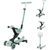 Image de Globber - GO UP Deluxe Lights ECO 360 - Trottinette évolutive 3 Roues avec siège et Module 360, pour Les Enfants de 15 Mois à 6 Ans, Vert Pistache