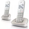 Image de Philips DECT XL4902S/34 - Duo Téléphone sans Fil DECT - 16 Heures - Téléphone Senior avec 2 Combinés - Blanc