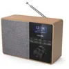 Image de Philips Audio TAR5505/10 Radio Portable, Radio de Cuisine (Bluetooth, Étui Bois, Radio Dab+, Diaphragme 3 Pouces à Large Bande, Minuteur de Cuisine, Fonctionne sur Réseaux Ou à Piles, Noir
