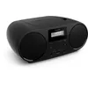 Image de Philips TAZ5000 Lecteur de CD/Radio FM Tout-en-Un, Bluetooth 5.4, USB, Batterie/Alimentation CA, Amplification Dynamique des Basses (Dynamic Bass), matériaux recyclés et Prise Casque 3,5 mm