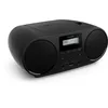 Image de Philips TAZ6000 Lecteur de CD/Radio FM Tout-en-Un avec Dab+, Bluetooth 5.4, USB, Batterie/Alimentation CA, Amplification Dynamique des Basses (Dynamic Bass), matériaux recyclés et Prise Casque 3,5 mm