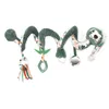 Image de Les DEGLINGOS - Spirale d’activités Chillos Le Paresseux- Jouet d’éveil pour bébé avec activités sonores et tactiles - 1 pièce - Vert - 40cm déployé