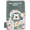 Image de Chillos le Paresseux Protège Carnet de santé Vert