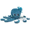Image de Les PTIPOTOS by Les DEGLINGOS - Peluche Maman Bebe - Toute Douce - Cadeau Naissance - FILOU LA Pieuvre Maman & Bebe - 45CM - Bleu