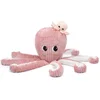 Image de Les PTIPOTOS by Les DEGLINGOS - Peluche Maman Bebe - Toute Douce - Cadeau Naissance - FILOU LA Pieuvre Maman & Bebe - 45CM - Rose