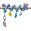 Image de Les DEGLINGOS - Spirale d’activités Kiprokos Le zèbre- Jouet d’éveil pour bébé avec activités sonores et tactiles - 1 pièce - Violet - 40cm déployé