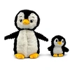 Image de Ptipotos Peluche pingouin Iglou et son bébé Noir