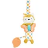Image de LES DEGLINGOS - PELUCHE CARILLON CYRANOS LE RENARD - JAUNE MOUTARDE - Jouet d'éveil pour bébé - Idée cadeau - Dès la naissance - 19cm