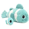 Image de LES DÉGLINGOS PTIPOTOS by BIGOU Le Poisson Clown Maman/Bebe - Peluche Ultra Douce - Cadeau Naissance Anniversaire Noel - 38CM - Corail