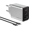 Image de ECOFLOW RAPID Chargeur USB 65 W USB-C®, USB-A Fast Charge argent intérieure chargeur rapide, GaN
