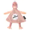 Image de LES DEGLINGOS - DOUDOU Baby Pomelos l'autruche - Velours côtelé ultra doux - Idée cadeau - Dès la naissance - 28 cm - Rose