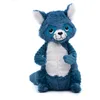 Image de PTIPOTOS by LES DÉGLINGOS - Peluche Netoitou Le Raton Laveur Bleu - Doudou Original - Idéal dès la Naissance - Peluche Toute Douce - 26 cm - Bleu, Baby