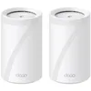 Image de TP-Link Deco Routeur WiFi 7 Mesh BE9300 Tri-Bande, Port Ethernet 2,5G, Couverture de 380 , Itinérance IA Transparente, Connectez 200 appareils, Compatible Toutes Les Box Internet, Deco BE65(2-Pack)