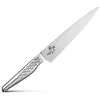 Image de KAI Seki Magoroku Shoso Couteau Utilitaire 15,0 cm - Acier Inoxydable 5CR15MoV 56 (±1) HRC - Meulage Convexe - Manche en Acier Inoxydable 18-8 avec Motif en Diamant - Fabriqué au Japon