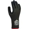Image de SHOWA S-TEX 581 Gant de travail avec revêtement en nitrile et doublure en Kevlar Résistant aux coupures Noir Taille L