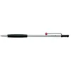 Image de Tombow BC-ZSDS Stylo Zoom 707 De Luxe, corps noir/chromé, agrafe à bout rouge