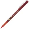 Image de Pilot Hi-Tecpoint V7 Roller encre liquide, pointe moyenne - Rouge