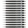 Image de Pentel P205 Lot de 12 Porte-mines 0,5 mm avec Canon fixe 4 mm Corps Noir