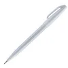 Image de Pentel Arts Brush Sign Pen SES15C-N2X, Feutre pinceau, Gris clair