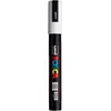Image de uni-ball 182501 - Marqueur POSCA à pointe ogive moyenne, blanc, 1 pièce (Lot de 2)